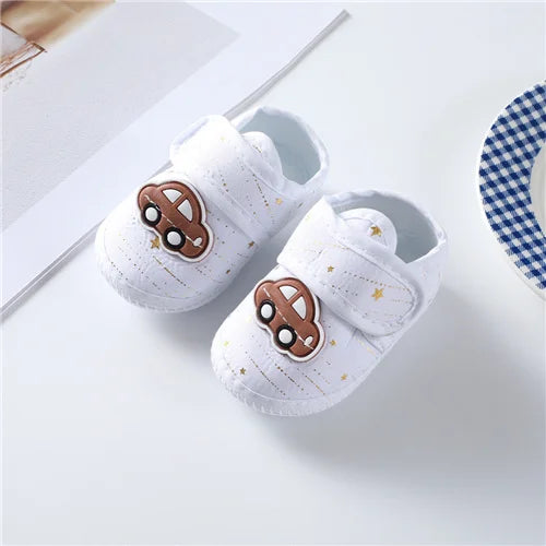 Soft Baby First Walker Shoes – Comfortable Cotton Shoes for Newborns & Infants (0-12 Months)
