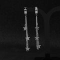 2PC Fashion Men's Personality Rascal Handsome Irregular Earrings Jewelry Accessories Suitable for Date, Party, Festival Gifts