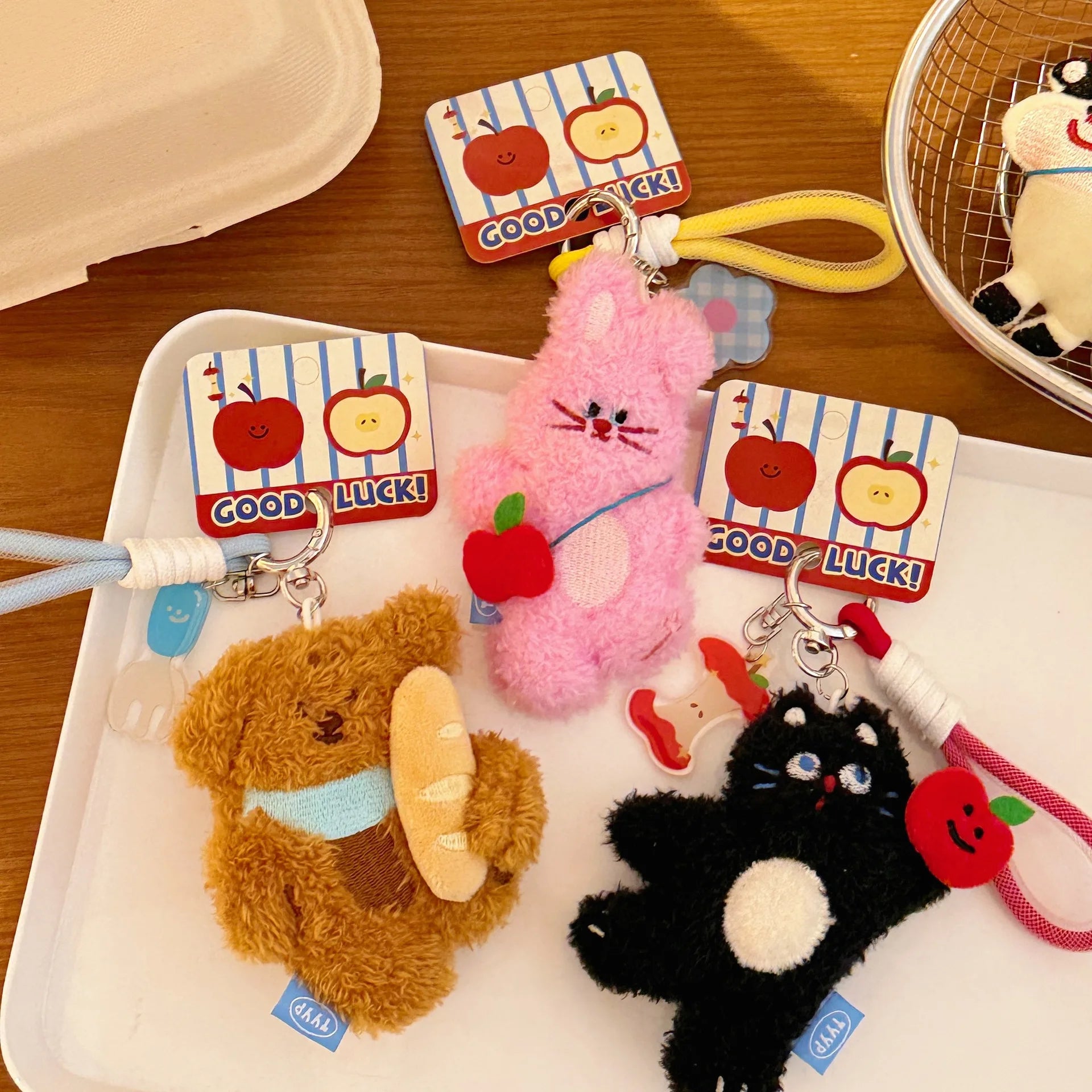 Lovely  Pet Doll Pendant Backpack Keychain Versatile Pendant Girlfriend Couple Small Gift 2025