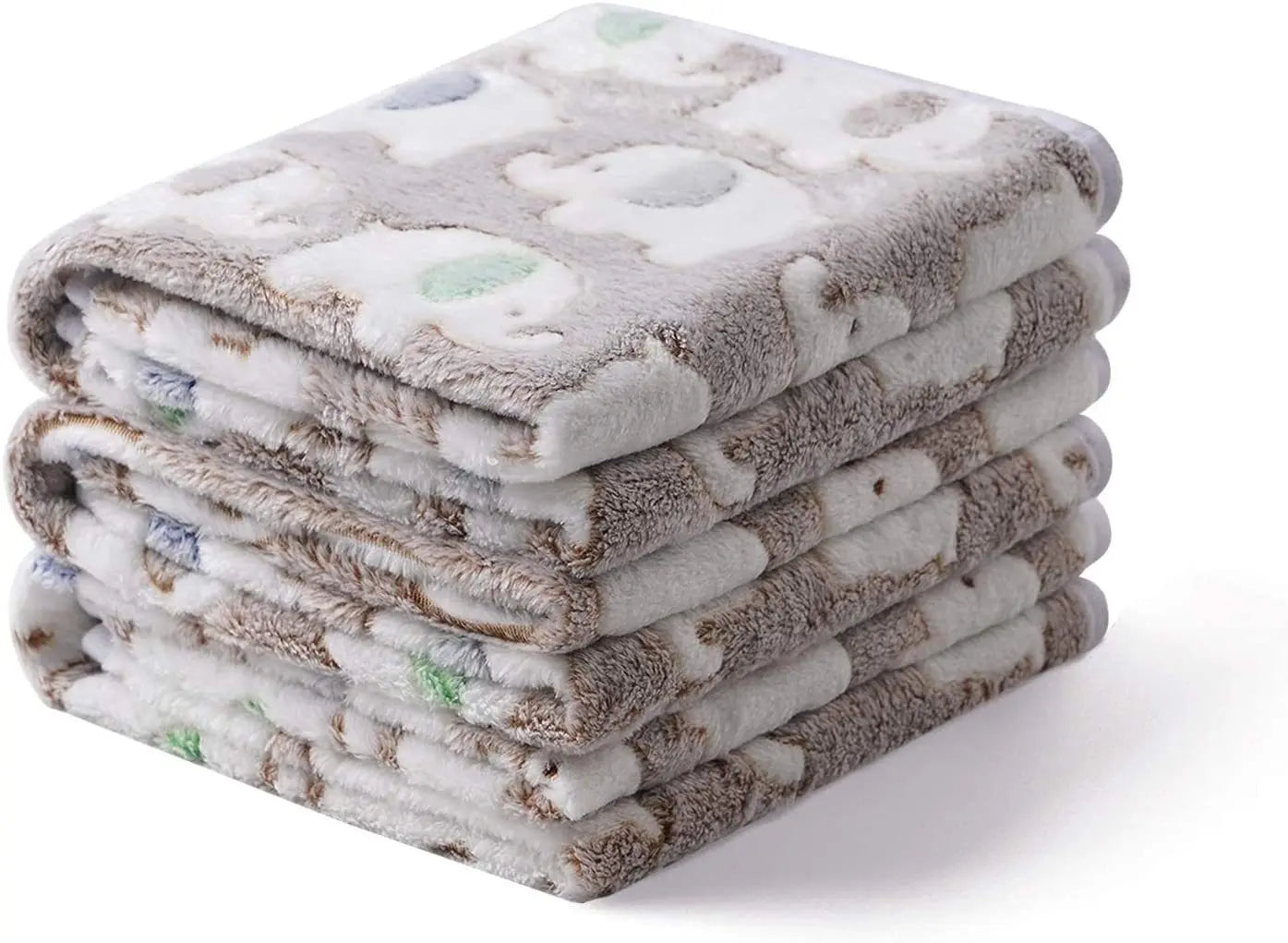 ✅ Cute Elephant Baby Blanket – Soft Coral Fleece Swaddle & Stroller Blanket