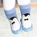 Toddler Winter Indoor Sock Shoes with Rubber Soles