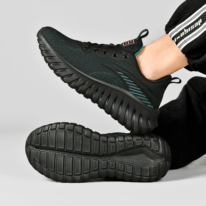 Men's Sports Shoes Breathable Walking Running Sneakers Shock-Absorbing Lightweight Non-slip Training for Men Jogging Footwear