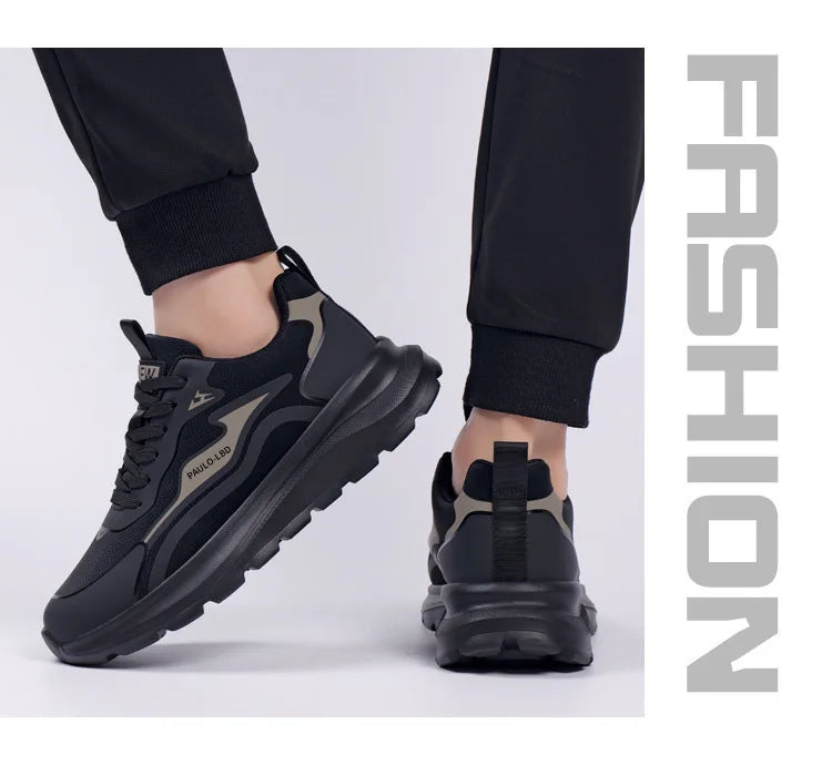 Men's shoes 2026 new trendy soft soled casual shoes for spring and summer, breathable and comfortable running sports shoes