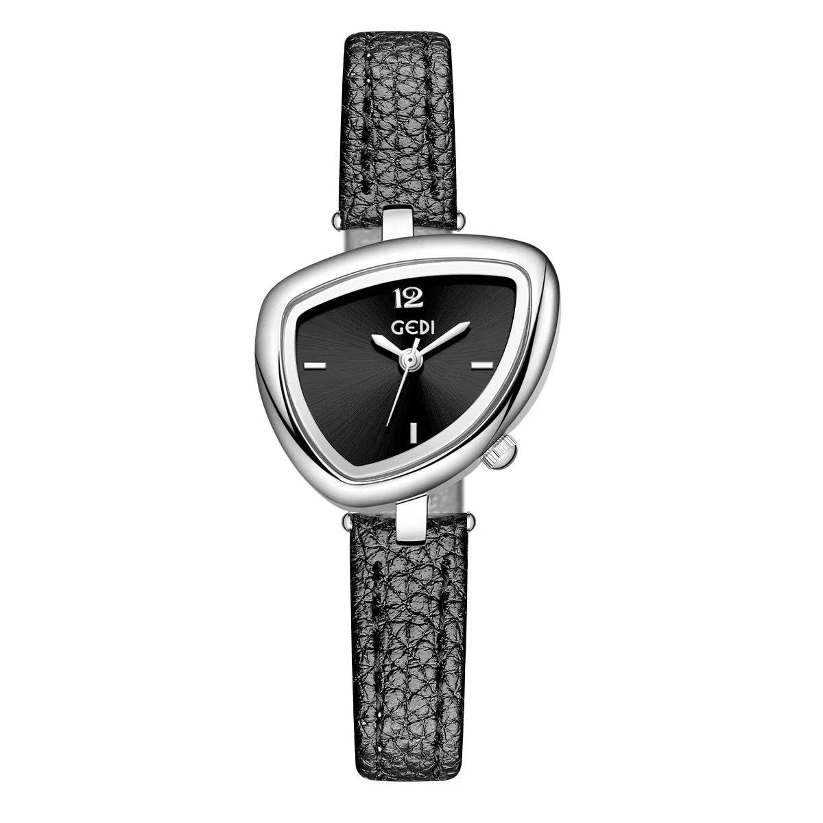 Luxury Design: Unusual Watch with Triangular Fashion and Sophisticated Style Fashionable Quartz Stainless Steel Watch Gift