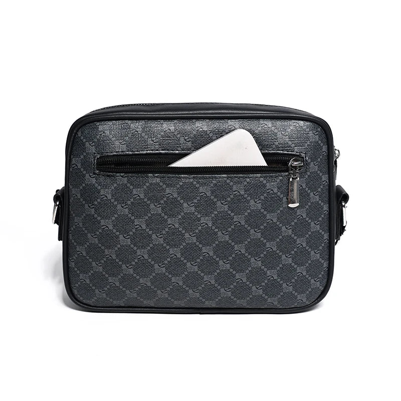 Designer Leather Crossbody Bag for Men Bags New Luxury Brand Casual Man Messenger Bag Fashion Male Bag Sling Pack Shoulder Bags