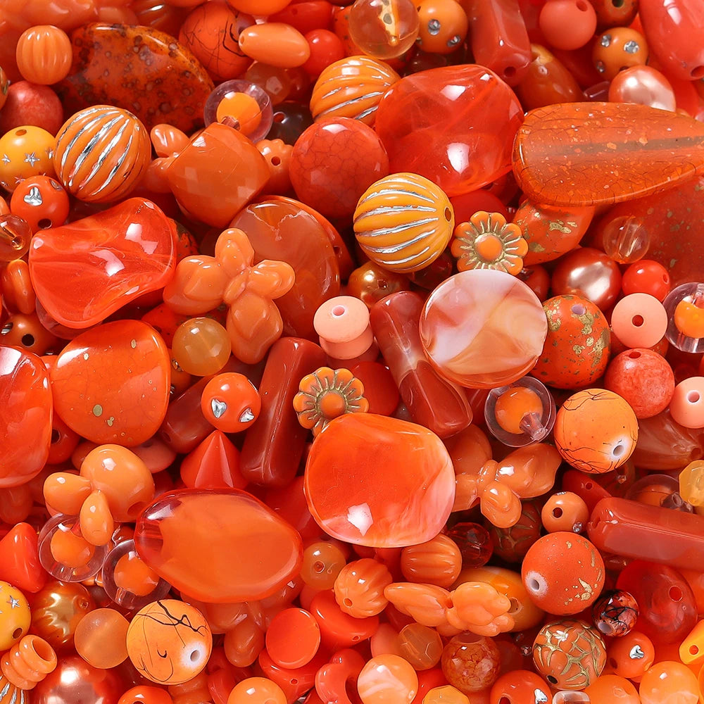 20g/lot Mixed Bowknot Beads Star Heart Butterfly Acrylic Spacer Bead for Jewelry Making DIY Bracelets Necklace Accessories