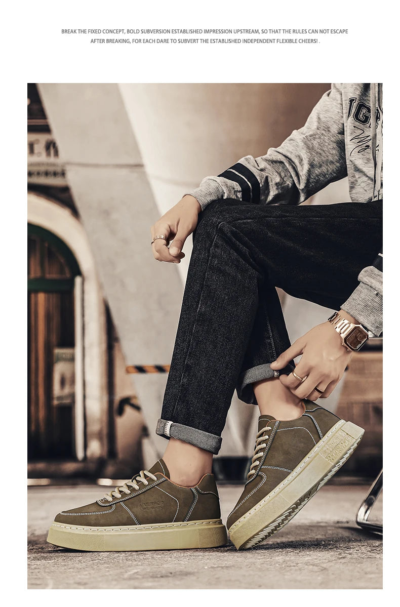 Men's Shoes - 2025 Autumn New Style - Versatile Casual Shoes for Men, Sporty, Outdoor, Anti-slip and Wear-resistant Sneakers