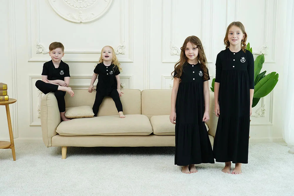 AP SS25 Friday Collection Girls Maxi Dress Embroidery Baby Romper Boys Clothing Set High Quality