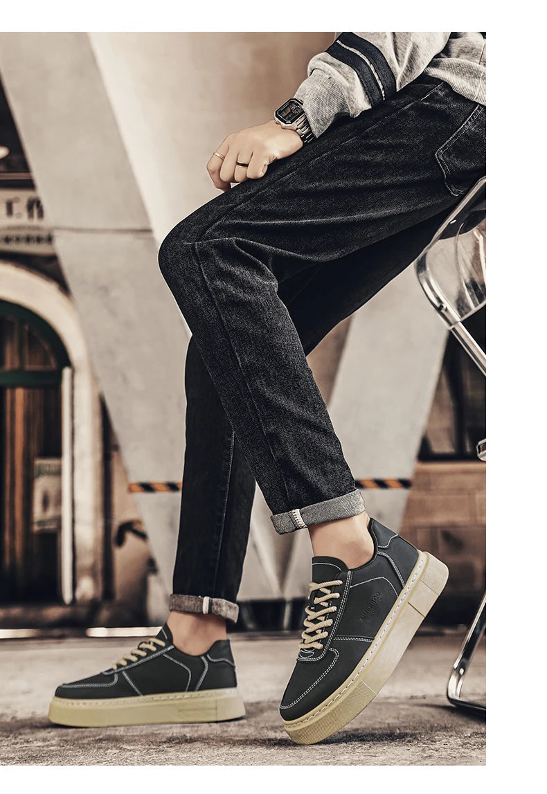 Men's Shoes - 2025 Autumn New Style - Versatile Casual Shoes for Men, Sporty, Outdoor, Anti-slip and Wear-resistant Sneakers
