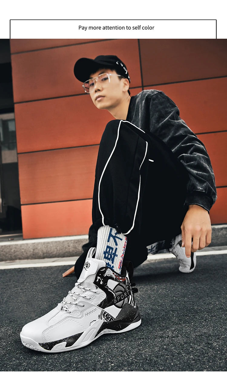 Men's Basketball Shoes Street Basketball Designer Sports Shoes High Quality Sneakers Shoes for Male Cushioning Hombre Zapatillas