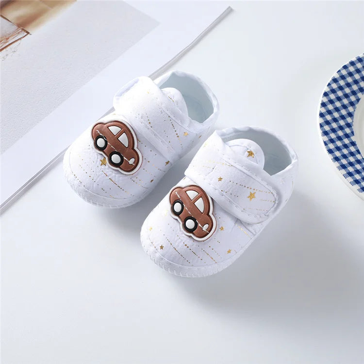Soft Baby First Walker Shoes – Comfortable Cotton Shoes for Newborns & Infants (0-12 Months)
