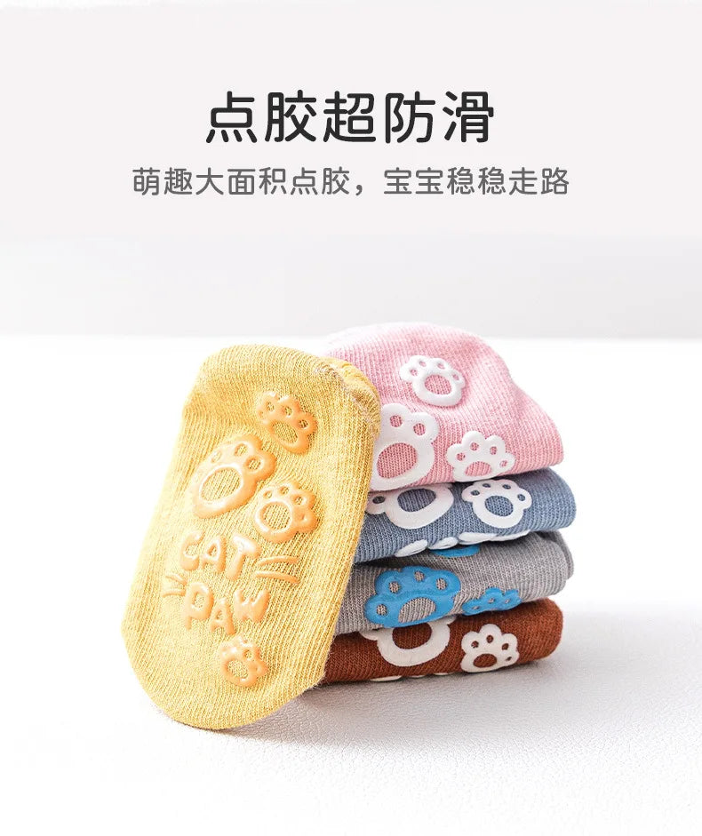 Baby Floor Socks Summer Thin Infant Toddler Socks Breathable Soft-soled Shoes Early Education Socks Indoor Anti-slip Insulation
