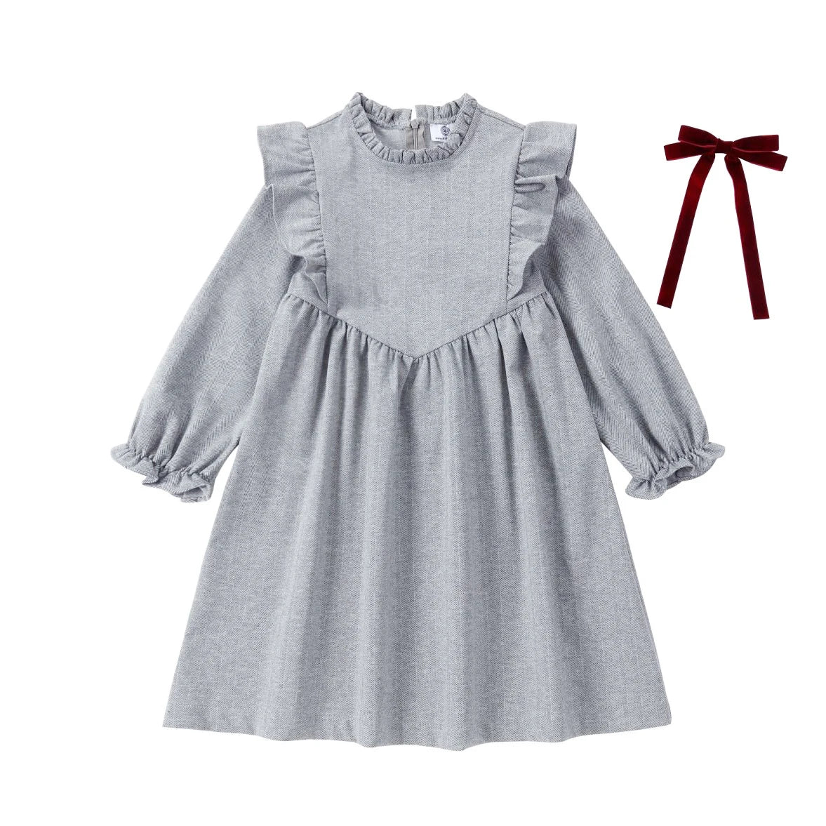 AP Herringbone Collection 2025 Autumn Stretched Girls and Boys Clothes Baby Floral Set Kids Cardigan Cableknit Polo,  #6006
