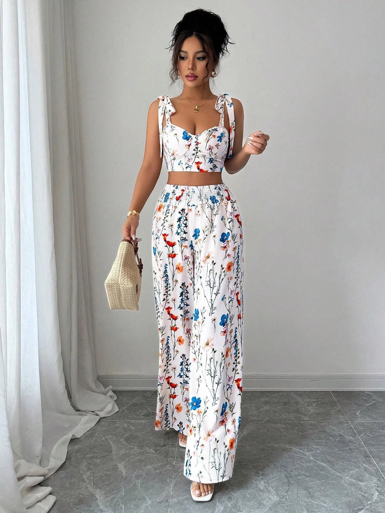 Women's Two-Piece Set, Stylish and Comfortable for Casual Wear, Perfect for Any Occasion, Trendy Look for Women