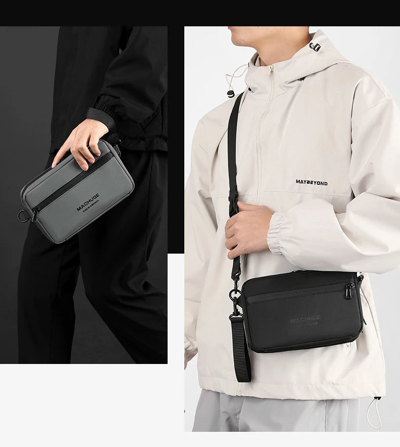 Small Crossbody Bag Men's Shoulder Bags Nylon Strap Handbag Man Waterproof Fanny Pack Handbag Luxury Designer Bags Sling