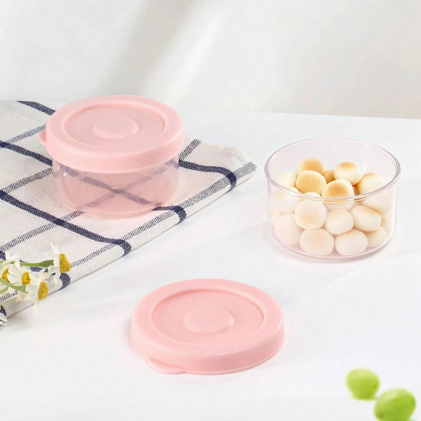 6 Pcs Baby Food Storage Containers - PP Material Steamable & Leak-Proof, Infant Feeding Bowls for Freshness, Stackable Organizer
