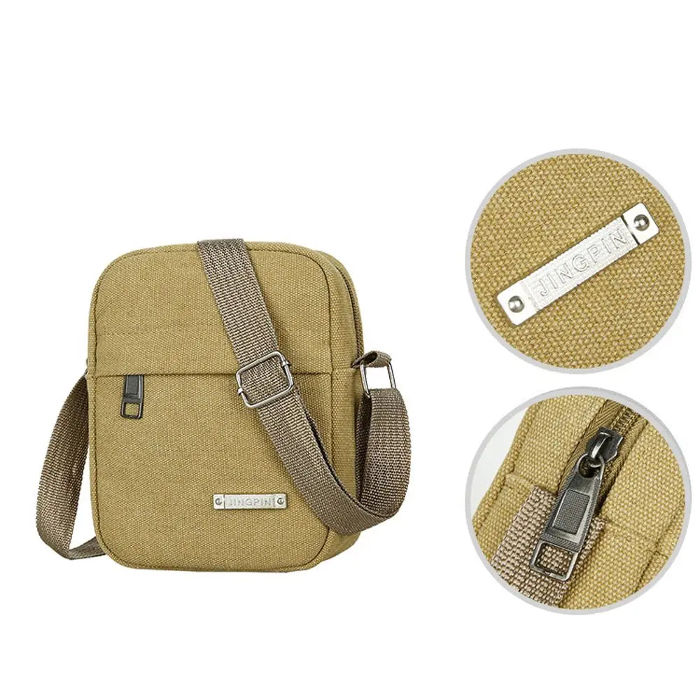 High Quality Shopping Phone Small One-Shoulder Handbag Man Bag Crossbody Bag Canvas Bag Backpack