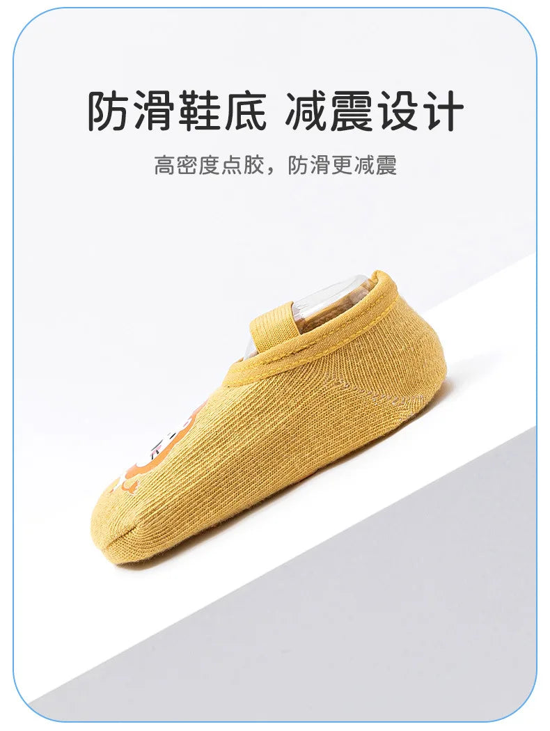 Baby Floor Socks Summer Thin Infant Toddler Socks Breathable Soft-soled Shoes Early Education Socks Indoor Anti-slip Insulation