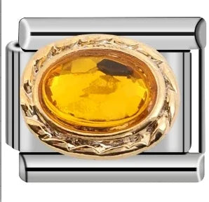 2025 New Original Luxury Zircon Love Italian Charm Links Fit 9mm Bracelet Stainless Steel Jewelry Making