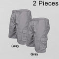 Fashion Men's Cargo Shorts Mens Casual Pants Casual Big Pocket Sports Slacks Cargo Panels Trousers Plus Size for Male