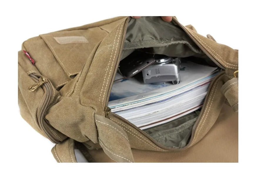 Men's Vintage Canvas Bag Men Casual Crossbody Bag For Men Messenger Bag Man Travel Shoulder Bags Bolsa Masculina High Quality