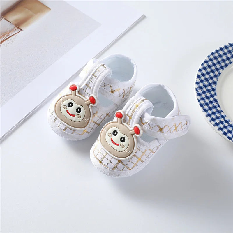 Soft Baby First Walker Shoes – Comfortable Cotton Shoes for Newborns & Infants (0-12 Months)