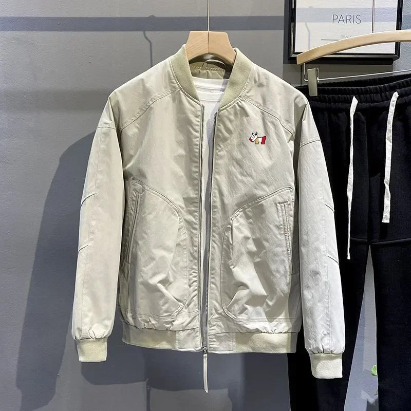 Luxury Brand Korean Golf Jacket Men's Golf Wear 2025 Spring New Jacket High Quality Business Casual Coat Men's Golf Clothing