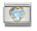 2025 New Original Luxury Zircon Love Italian Charm Links Fit 9mm Bracelet Stainless Steel Jewelry Making