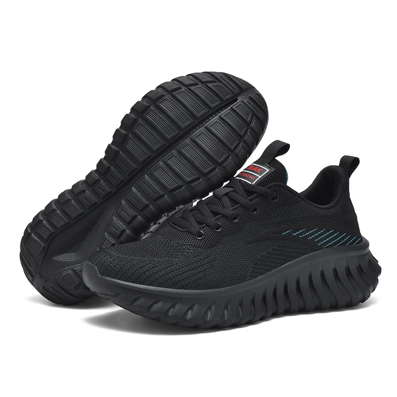 Men's Sports Shoes Breathable Walking Running Sneakers Shock-Absorbing Lightweight Non-slip Training for Men Jogging Footwear