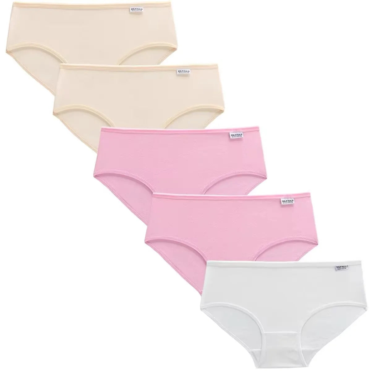 4Pc Teens Teenage Panties Kids Underwear Children Cotton Kids Girls Solid Color Puberty 10-16years