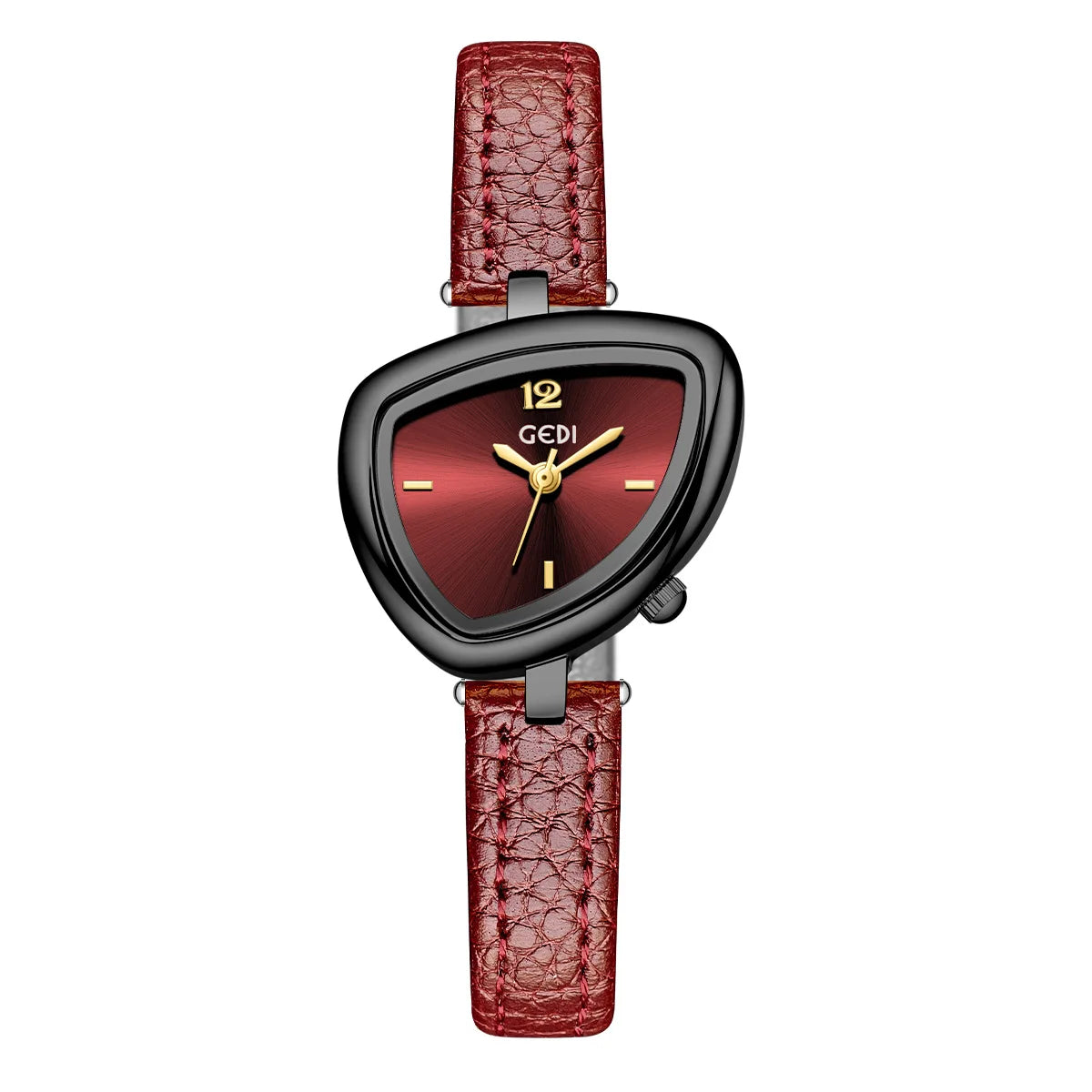 Luxury Design: Unusual Watch with Triangular Fashion and Sophisticated Style Fashionable Quartz Stainless Steel Watch Gift