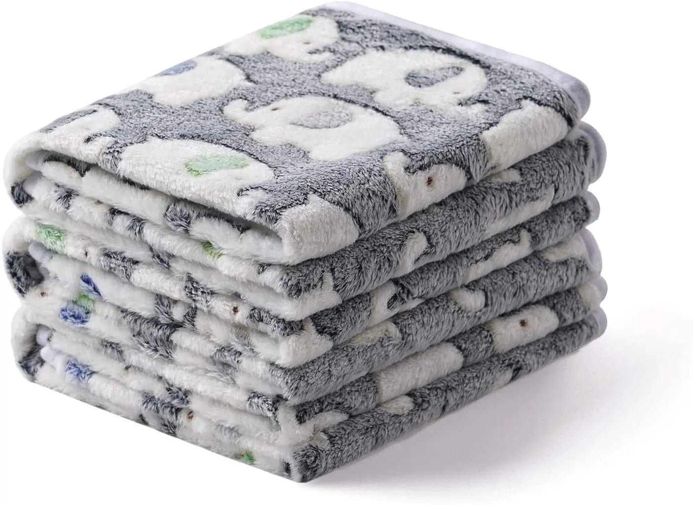 ✅ Cute Elephant Baby Blanket – Soft Coral Fleece Swaddle & Stroller Blanket