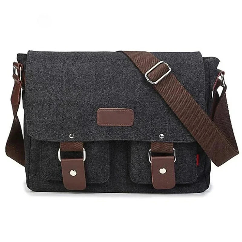 Men Vintage Canvas Bag Men Casual Crossbody Bag For Men Messenger Bag Man Travel Shoulder Bags Bolsa Masculina