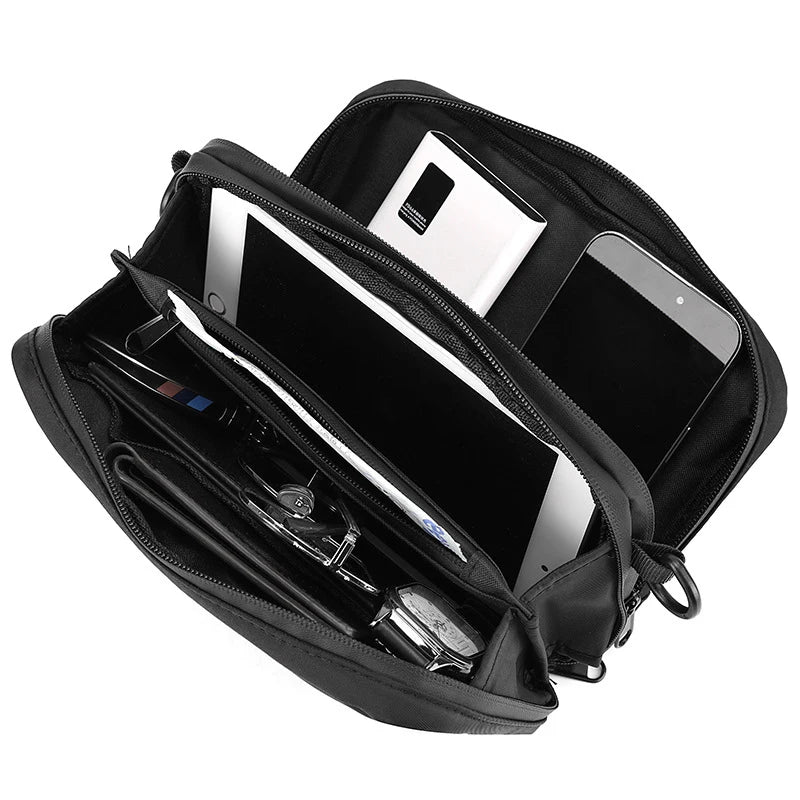 Small Crossbody Bag Men's Shoulder Bags Nylon Strap Handbag Man Waterproof Fanny Pack Handbag Luxury Designer Bags Sling