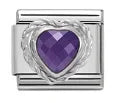 2025 New Original Luxury Zircon Love Italian Charm Links Fit 9mm Bracelet Stainless Steel Jewelry Making