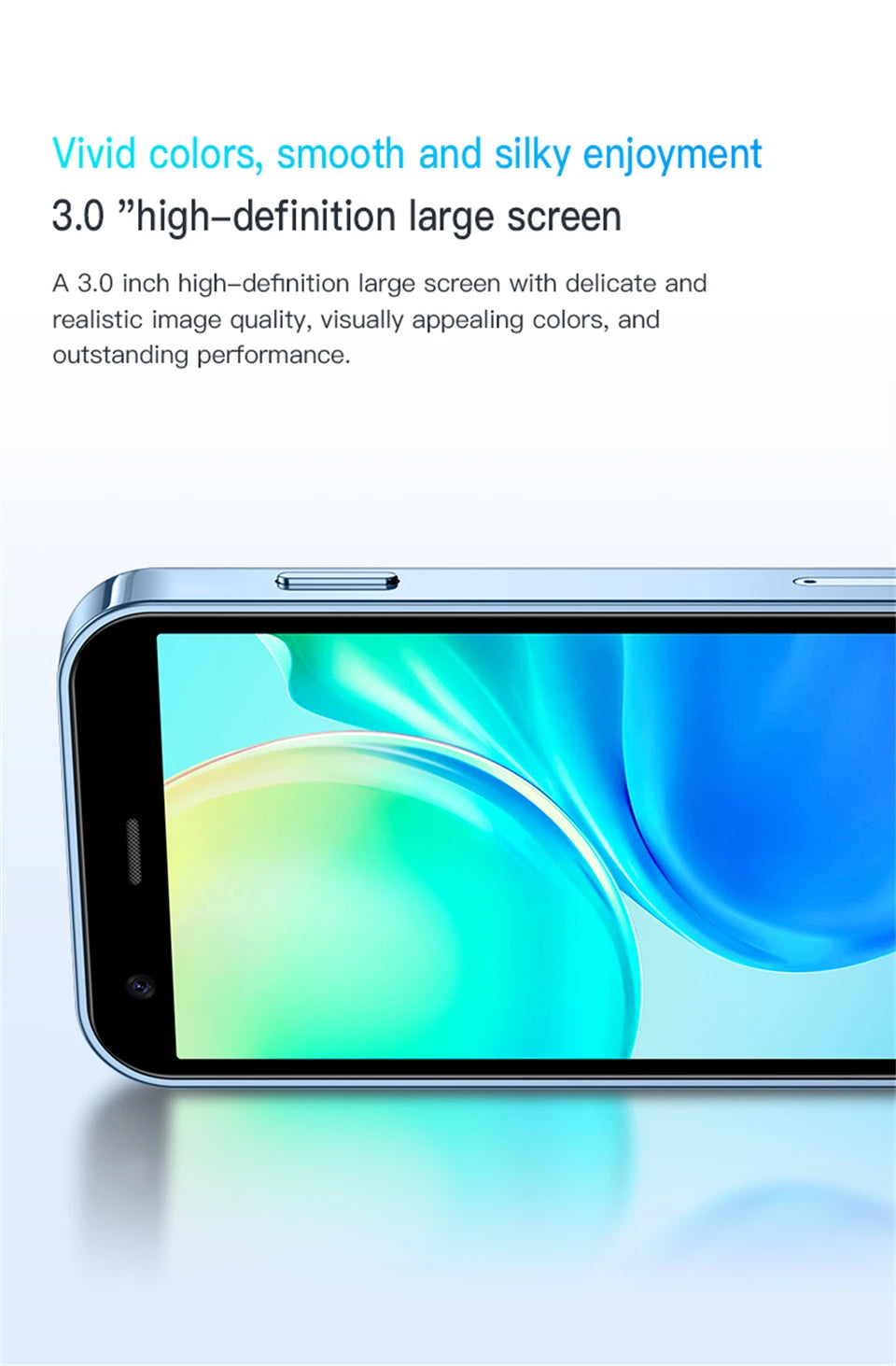 New SOYES XS15 Mini Smartphone 3.0inches MTK 2GB RAM 16GB ROM WCDMA 3G Dual SIM 2MP Rear Camera 480x854 Type-C Android Cellphone
