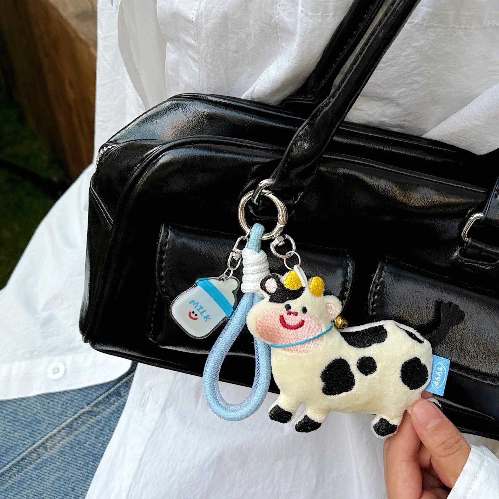 Lovely  Pet Doll Pendant Backpack Keychain Versatile Pendant Girlfriend Couple Small Gift 2025