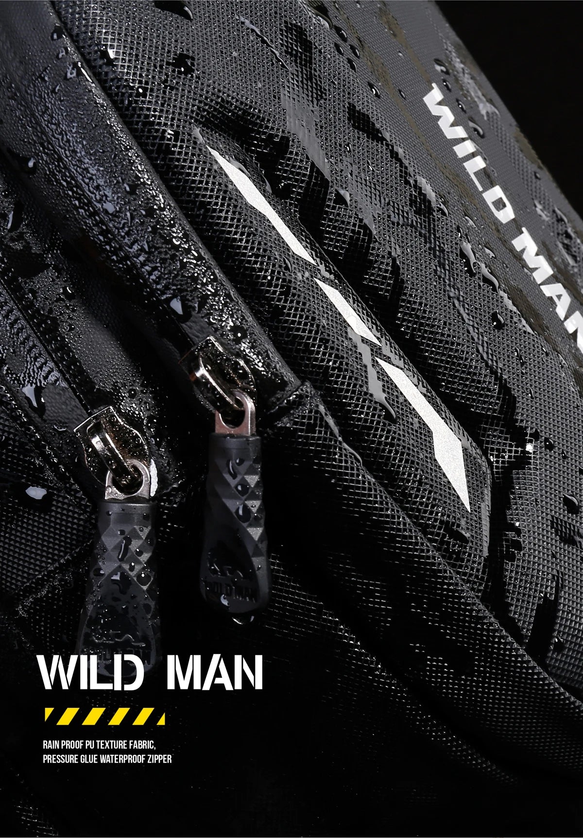 WILD MAN Motorcycle Leg Bag for Men - Riding Waist Bag, Biker Motorcycle Hard Shell Bag, Sports Messenger Bag, Travel Equipment