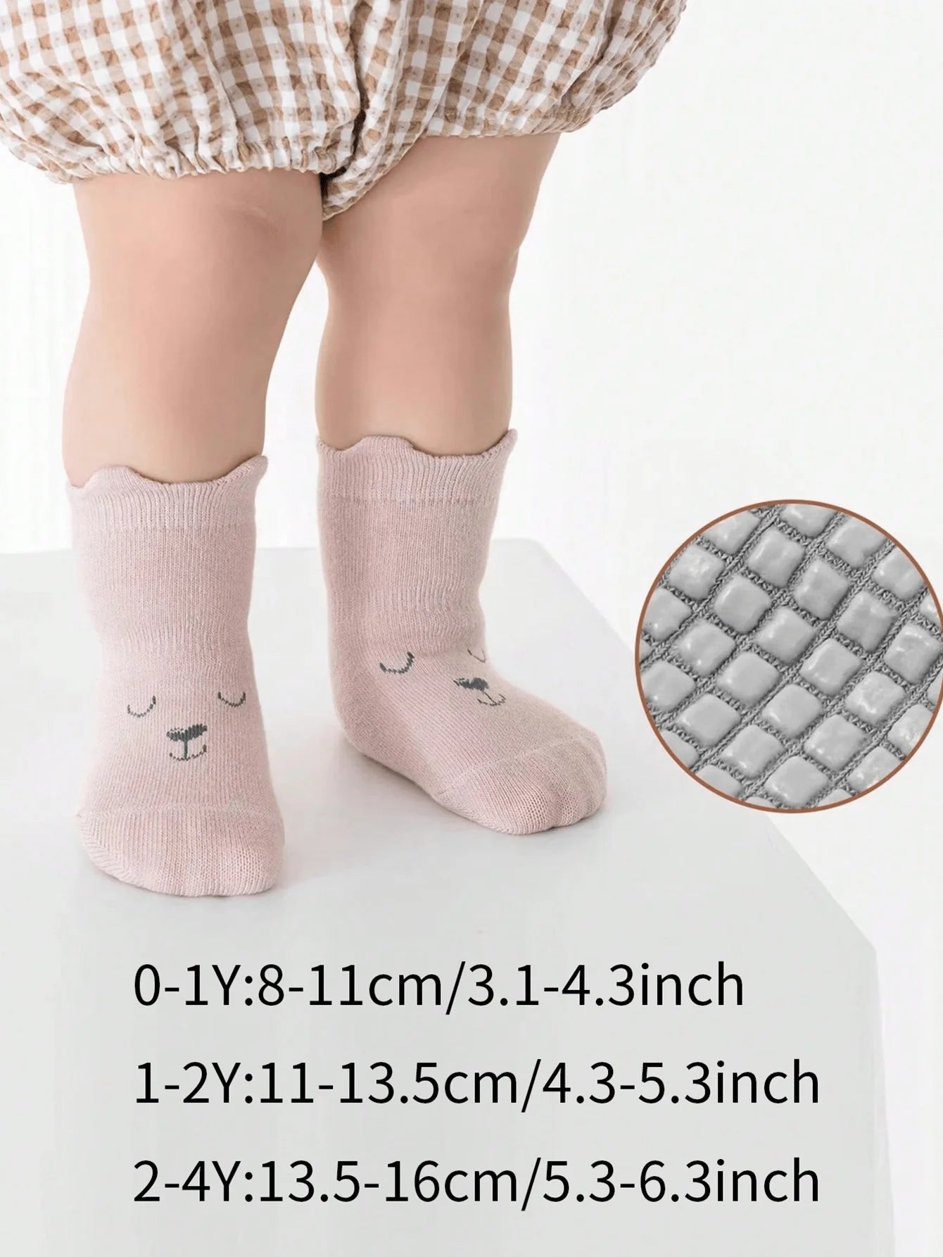 5 Pairs of Baby Floor Socks for All Seasons Kidsren's Non-Slip Baby Toddler Socks Soft Bottom Indoor Cute Boys and Girls Socks