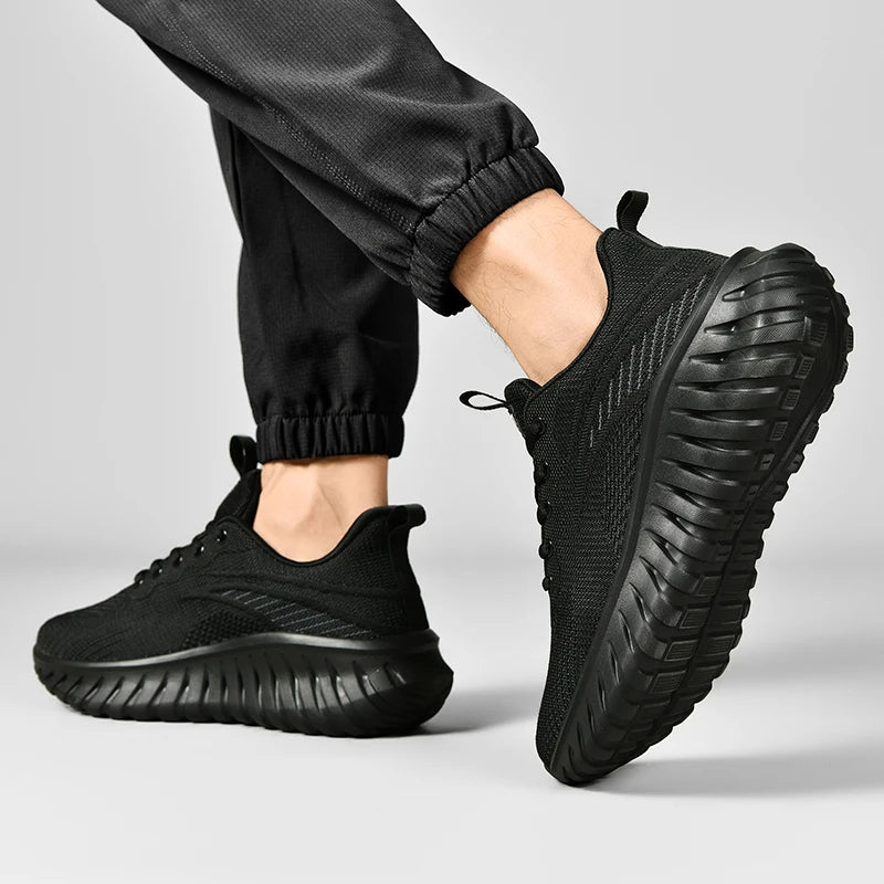 Men's Sports Shoes Breathable Walking Running Sneakers Shock-Absorbing Lightweight Non-slip Training for Men Jogging Footwear