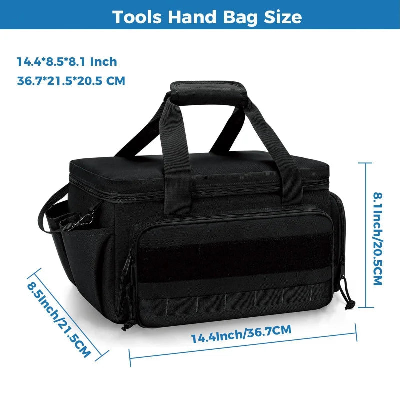 Tool storage bag, tool bag, men's hand tool storage bag, multifunctional work handbag