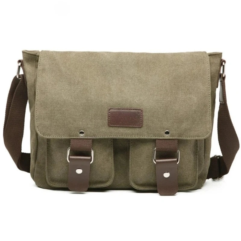 Men Vintage Canvas Bag Men Casual Crossbody Bag For Men Messenger Bag Man Travel Shoulder Bags Bolsa Masculina
