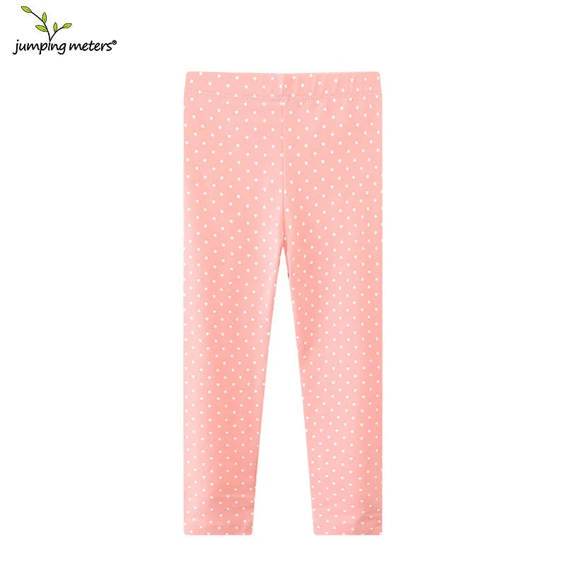 Jumping Meters 2-7T Hot Selling Striped Baby Girls Leggings Pants Kids Skinny Trousers Full Length Pants