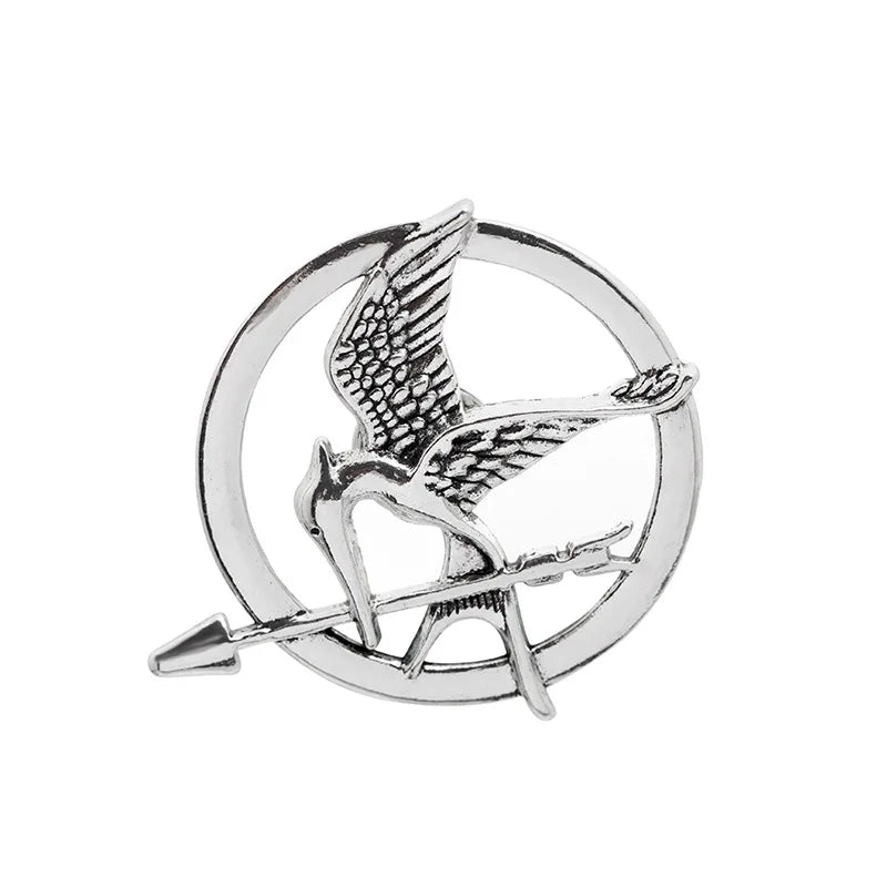 Fashion Trendy Jewelry The Hunger Games Popular Vintage Style Birds Brooches Movies Jewelry Cosplay Gifts