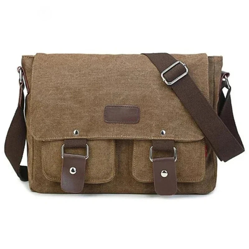 Men Vintage Canvas Bag Men Casual Crossbody Bag For Men Messenger Bag Man Travel Shoulder Bags Bolsa Masculina