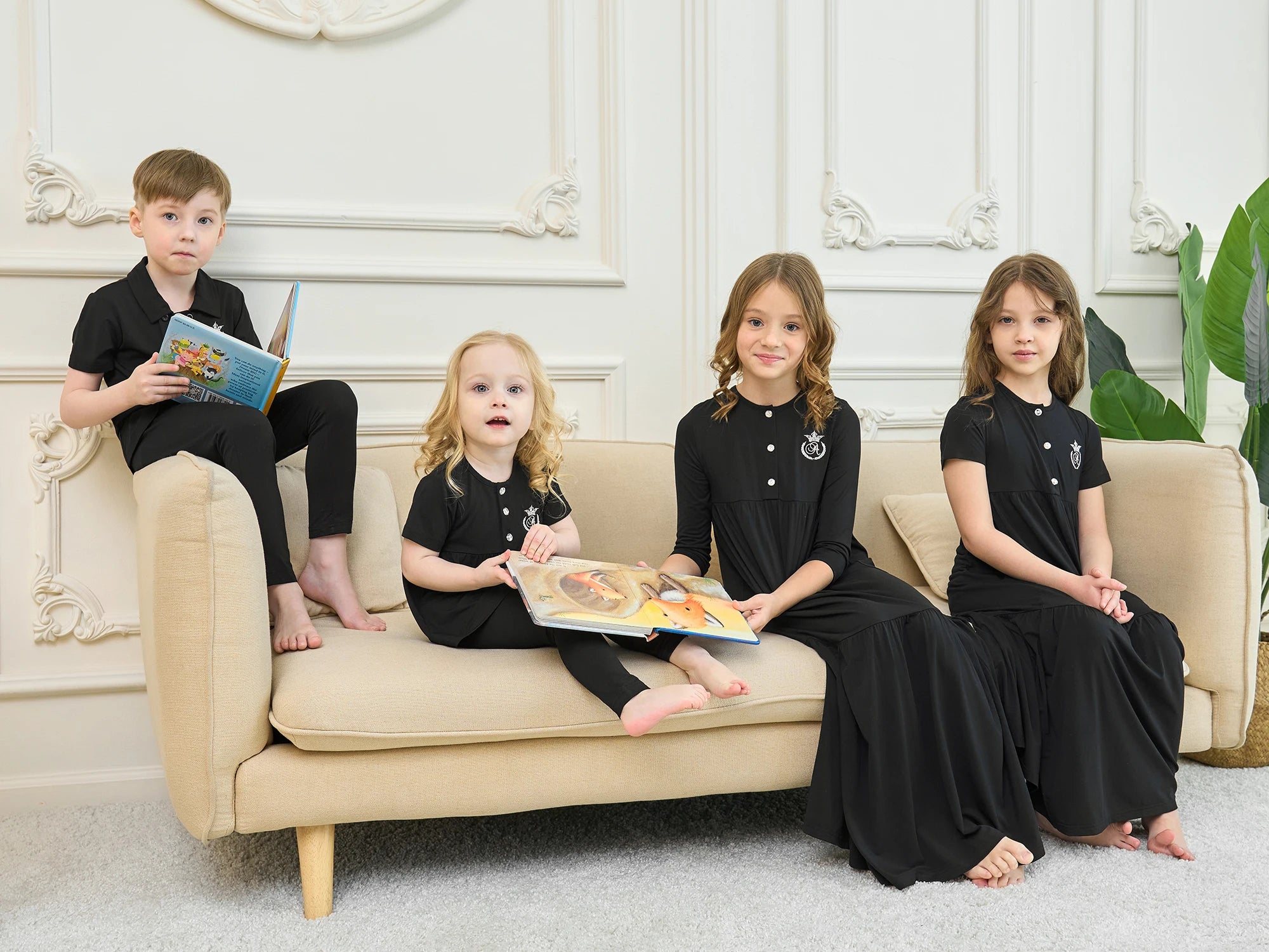 AP SS25 Friday Collection Girls Maxi Dress Embroidery Baby Romper Boys Clothing Set High Quality