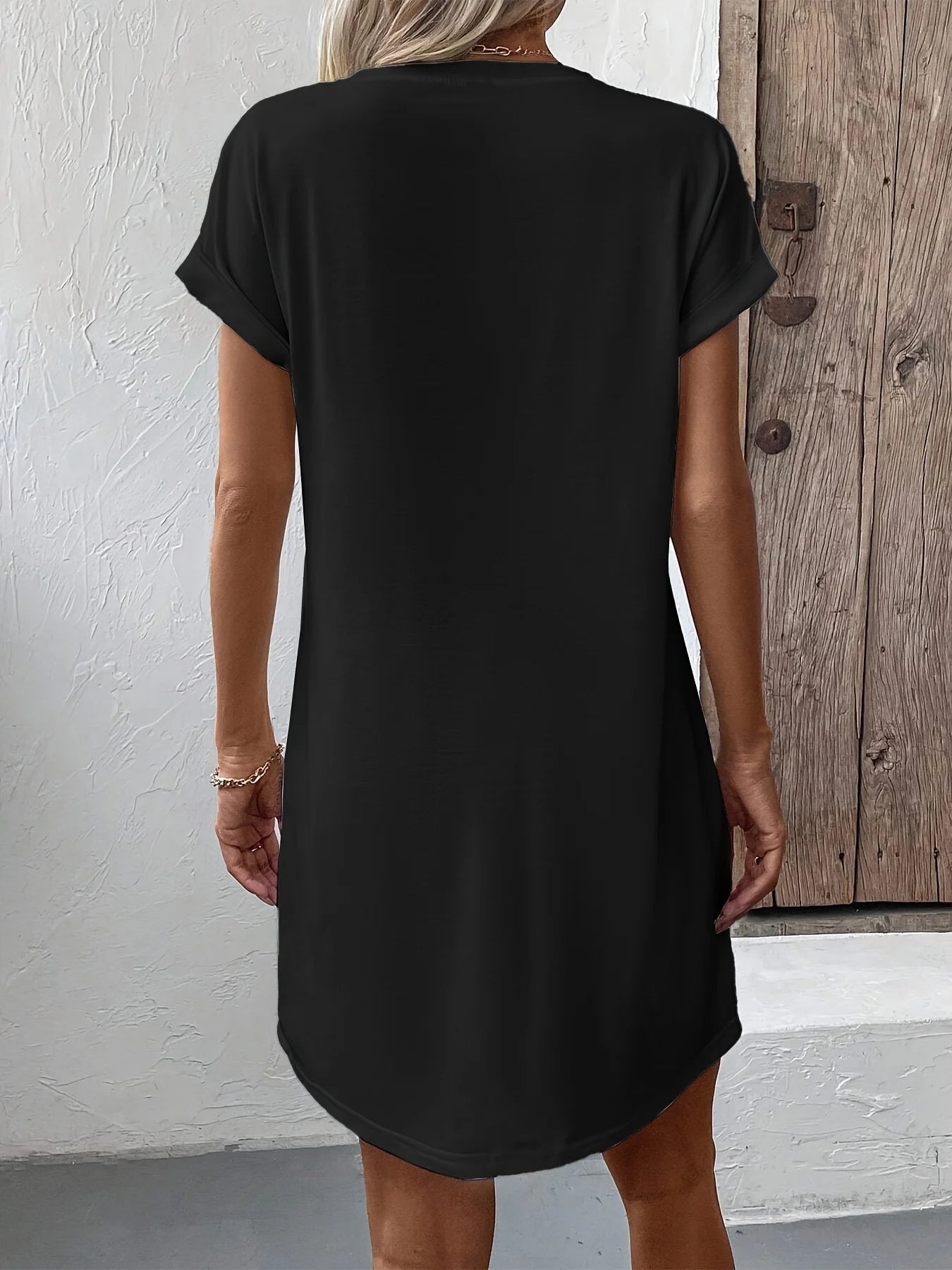 Women's Casual Faith hope love print Graphic TShirt Dress  Short Sleeve Round Neck Loose Fit SpringSummer