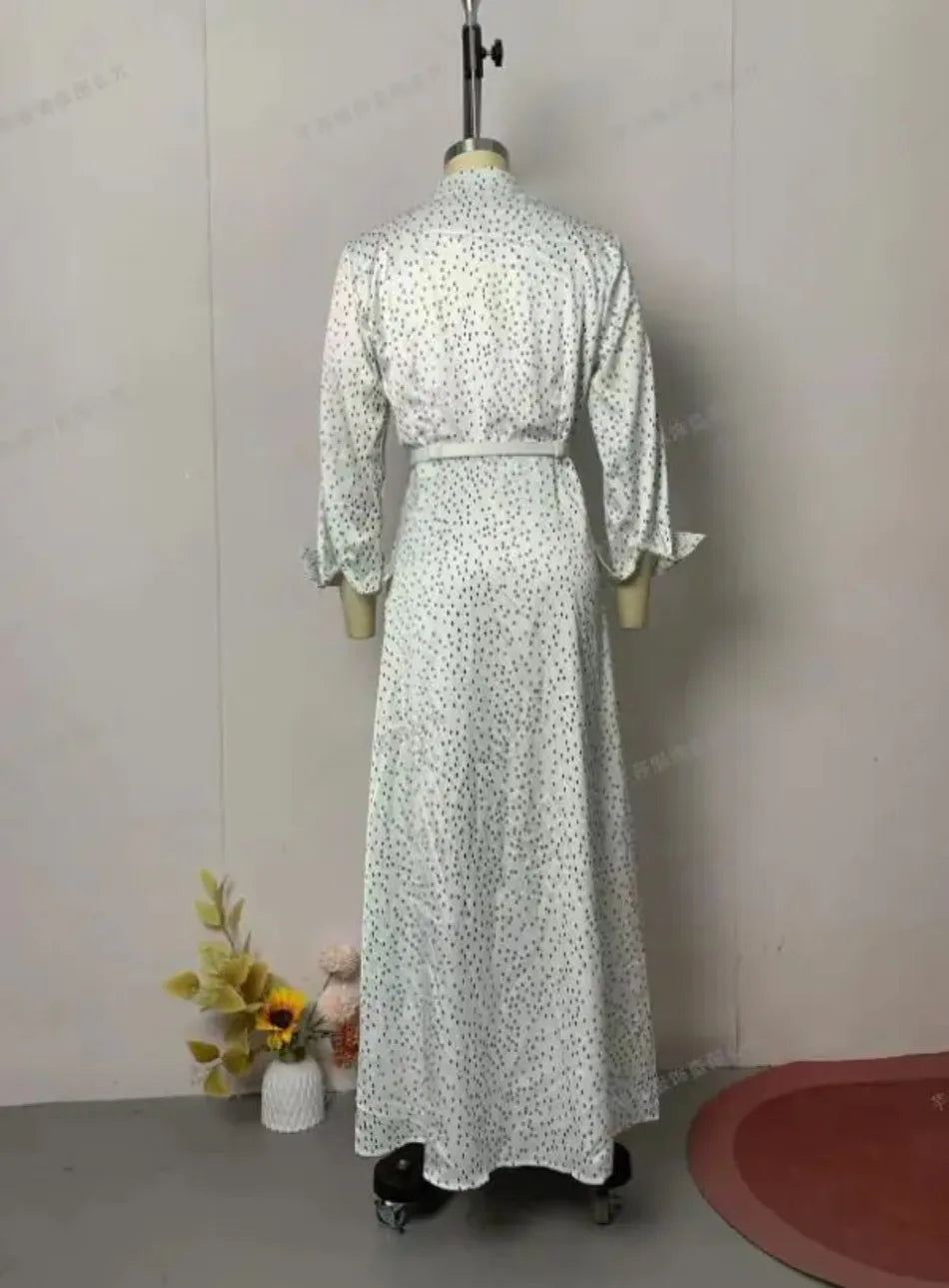 Eid Women Dress Muslim Abaya Floral Print Party Jalabiya Ramadan Long Dresses Vestidos Largos Arab Long Robe Morocco Kaftan