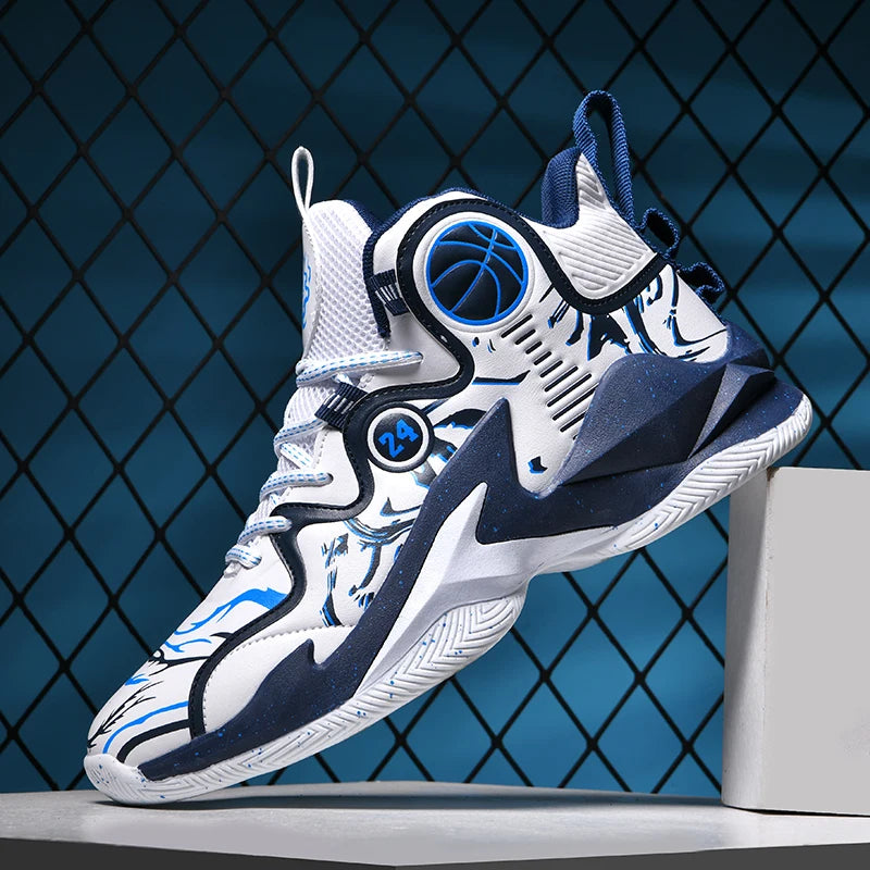 Men Basketball Shoes Fashion Flat Outdoor Sports Sneakers Trendy Professional Training 2025 New Basketball Boots for Man