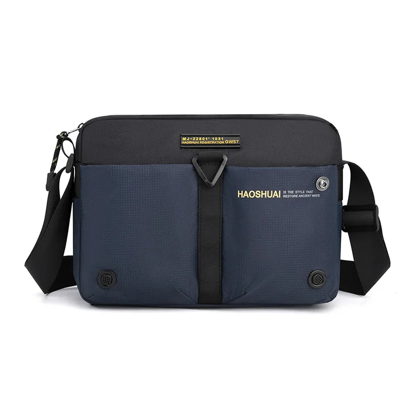 2025 New Men Messenger Bag Waterproof Nylon Small Satchel Shoulder bag Casual Travel Crossbody bags For Male Belt Handbag Man 가방
